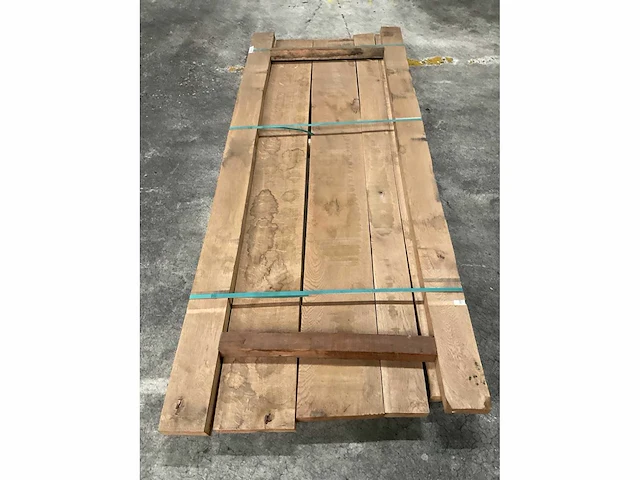 Frans eiken planken 48 mm geschaafd ca. 0,137 m³ - afbeelding 5 van  5