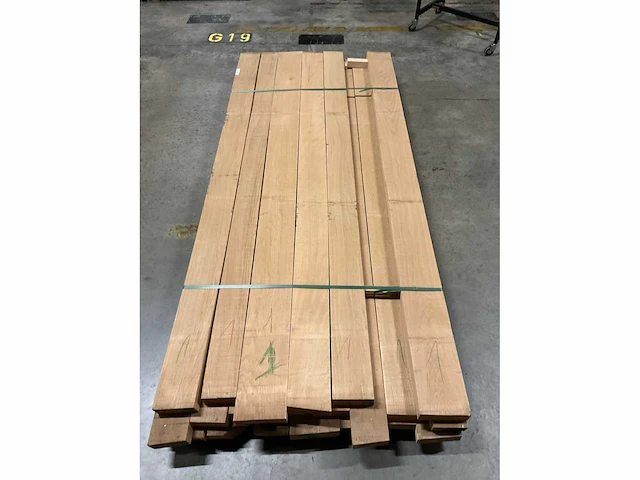 Frans eiken planken 52 mm ca. 0,387 m³ - afbeelding 5 van  5
