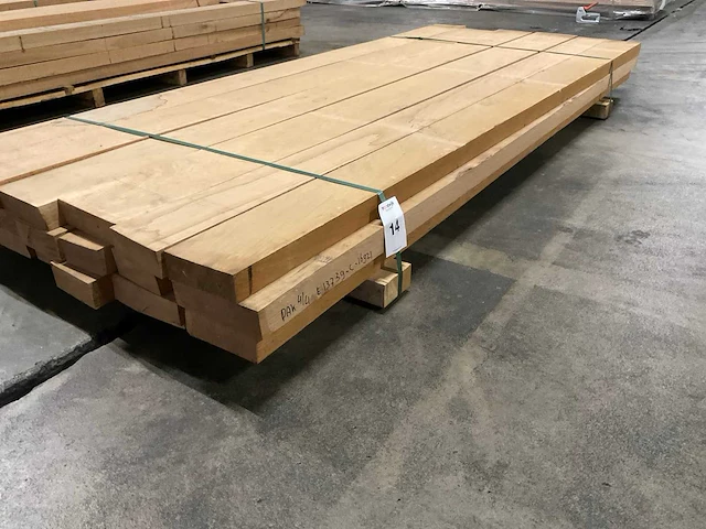 Frans eiken planken 52 mm ca. 0,399 m³ - afbeelding 1 van  5