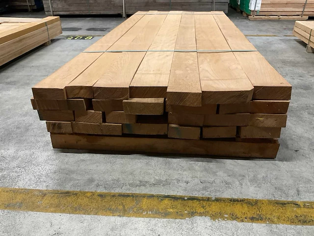 Frans eiken planken 52 mm ca. 0,399 m³ - afbeelding 2 van  5