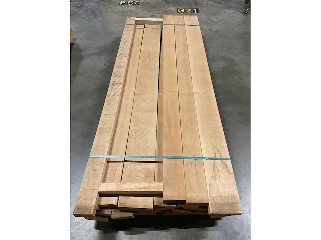 Frans eiken planken 52 mm ca. 0,424 m³ - afbeelding 5 van  5