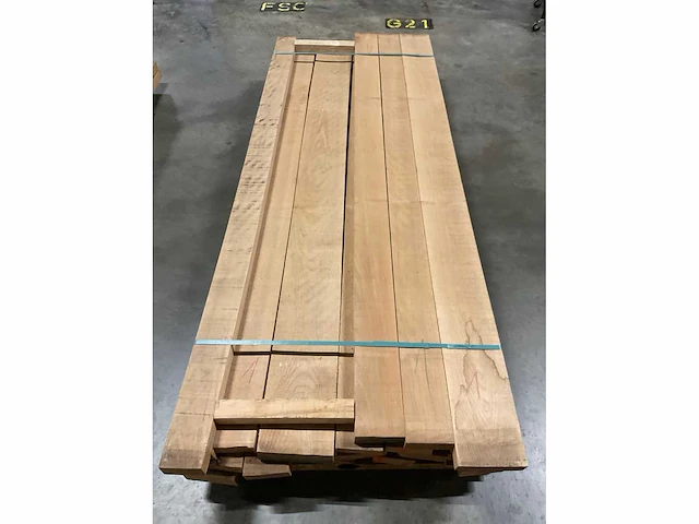 Frans eiken planken 52 mm ca. 0,424 m³ - afbeelding 5 van  5