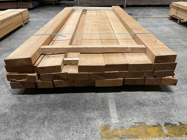 Frans eiken planken 52 mm ca. 0,437 m³ - afbeelding 2 van  5