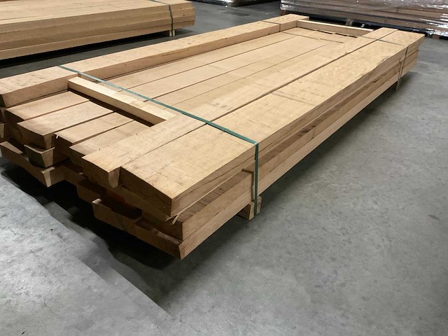 Frans eiken planken 52 mm ca. 0,452 m³ - afbeelding 2 van  3