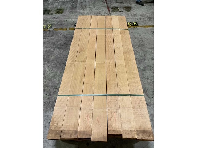 Frans eiken planken 52 mm ca. 0,499 m³ - afbeelding 5 van  5