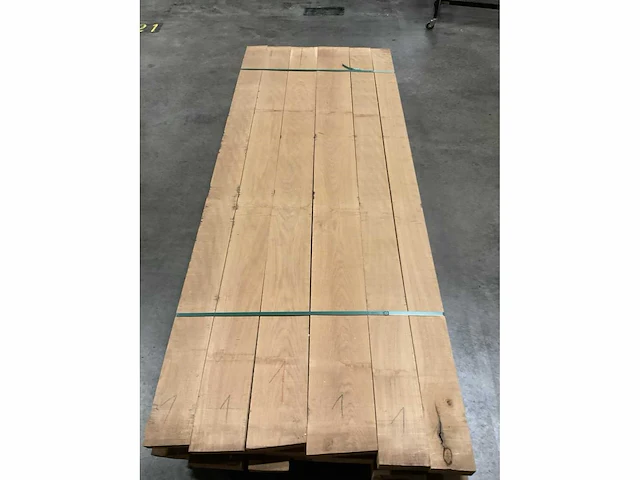 Frans eiken planken 52 mm ca. 0,518 m³ - afbeelding 5 van  5