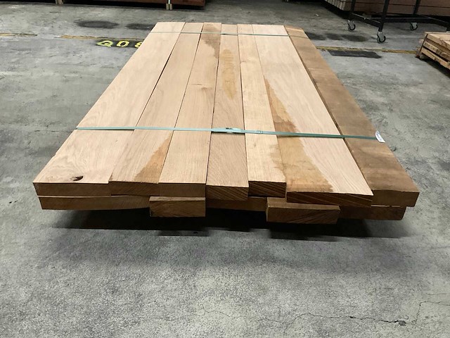 Frans eiken planken voorgeschaafd 52 mm ca. 0,229 m³ - afbeelding 2 van  5