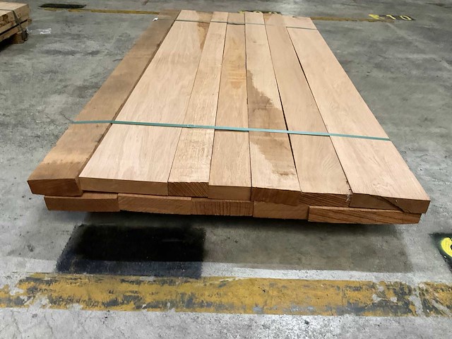 Frans eiken planken voorgeschaafd 52 mm ca. 0,229 m³ - afbeelding 4 van  5