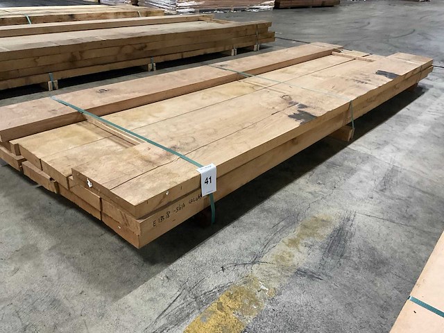Frans eiken planken voorgeschaafd 52 mm ca. 0,423 m³ - afbeelding 1 van  5