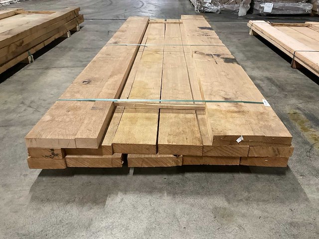 Frans eiken planken voorgeschaafd 52 mm ca. 0,423 m³ - afbeelding 2 van  5