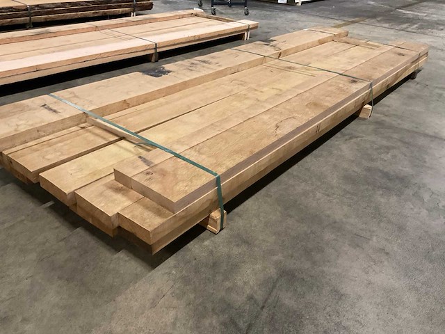 Frans eiken planken voorgeschaafd 52 mm ca. 0,423 m³ - afbeelding 3 van  5