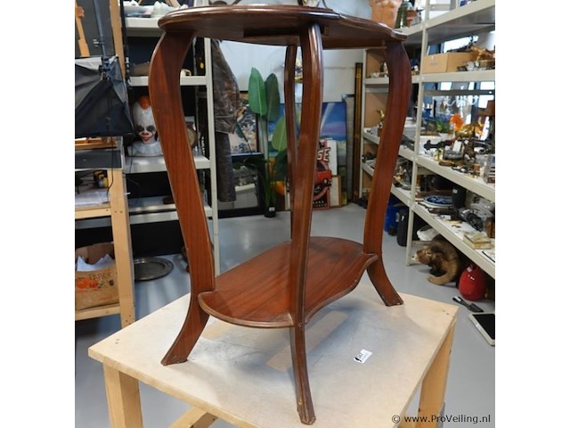 Franse art nouveau etagère - afbeelding 4 van  5