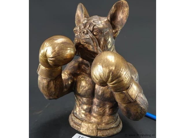 Franse bulldog bokshandschoenen naar goodyz franse bulldog buste - afbeelding 3 van  6