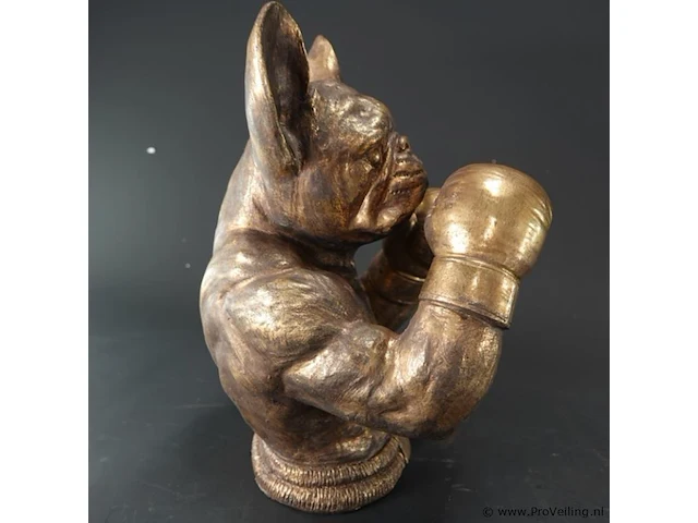 Franse bulldog bokshandschoenen naar goodyz franse bulldog buste - afbeelding 4 van  6