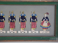 Franse leger lithografie - afbeelding 2 van  5