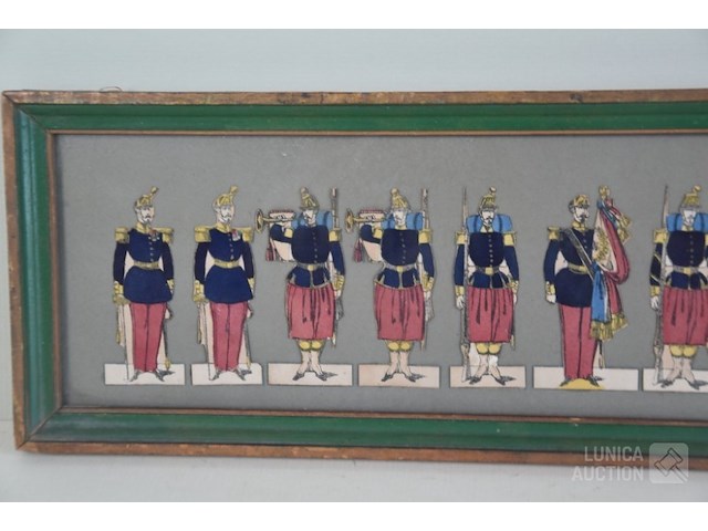 Franse leger lithografie - afbeelding 4 van  5