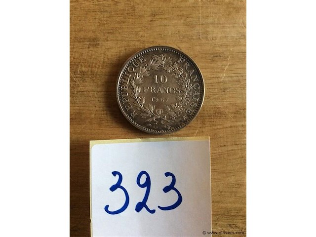 Franse munt 10fr 1967 - afbeelding 1 van  3