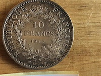 Franse munt 10fr 1967 - afbeelding 2 van  3
