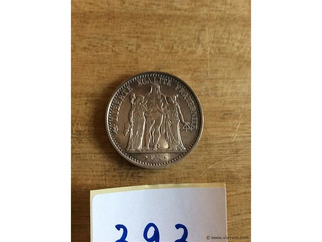 Franse munt 10fr 1967 - afbeelding 3 van  3