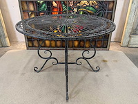 Franse stijl metalen tafel - afbeelding 2 van  3