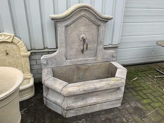 Franse stijl wand fontein - afbeelding 4 van  4