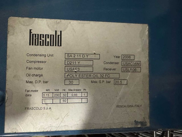 Frascold - d211 - koelmotor - afbeelding 4 van  4