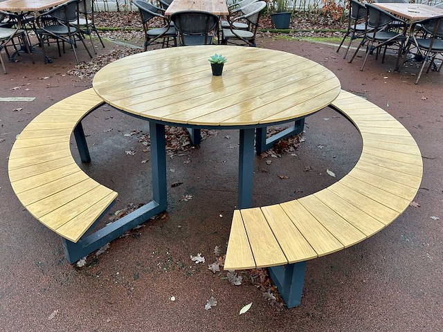 Fredo - picknicktafel 242 cm - afbeelding 1 van  4