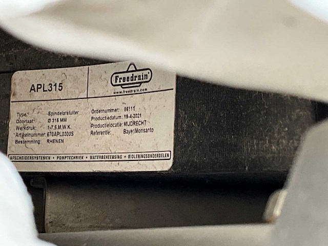 Freedrain apl315 spindel afsluiter (2x) - afbeelding 4 van  4