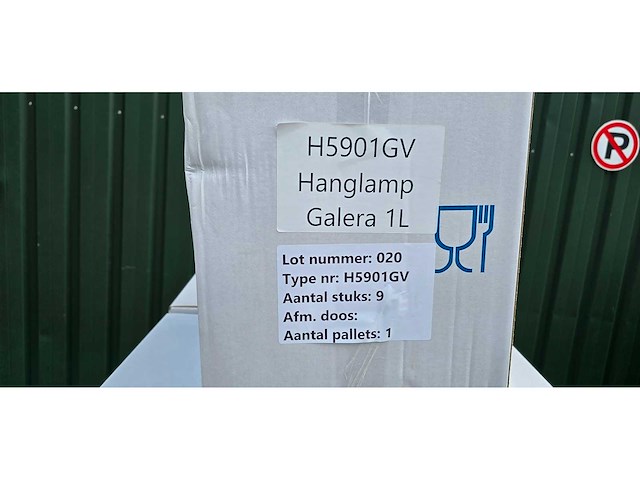 Freelight - galera h5901gv - hanging lamp (9x) - afbeelding 7 van  8