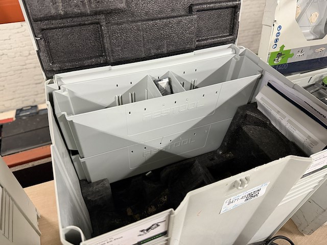 Freesmachine in systainer festool, df 700 eq-plus domino xl - afbeelding 2 van  12