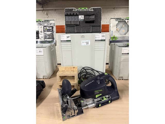 Freesmachine in systainer festool, df 700 eq-plus domino xl - afbeelding 1 van  12