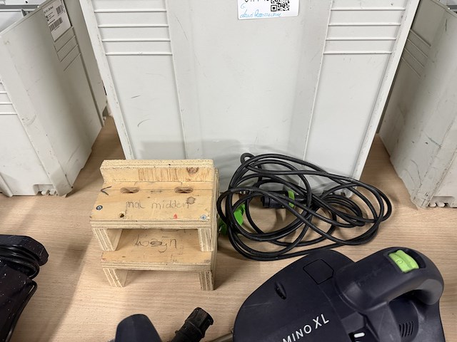 Freesmachine in systainer festool, df 700 eq-plus domino xl - afbeelding 9 van  12