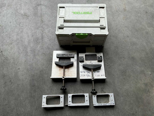 Freessjablonen / freesmallen met festool koffer (6x) - afbeelding 1 van  4