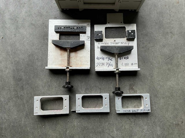Freessjablonen / freesmallen met festool koffer (6x) - afbeelding 2 van  4