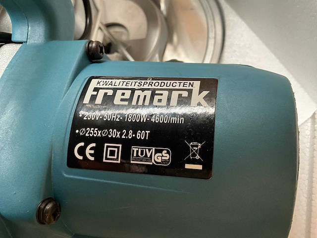Fremark fraz255-l2 afkortcirkelzaagmachine - afbeelding 5 van  5