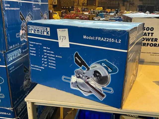 Fremark fraz255-l2 radiaalafkortzaagmachine - afbeelding 1 van  3