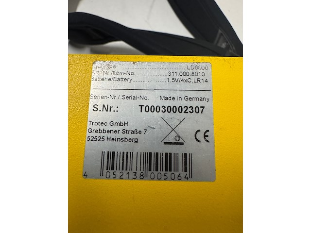 Frequantie analyseset, trotec, ld6000 - afbeelding 2 van  11