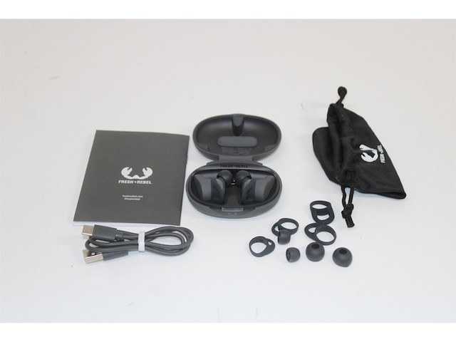 Fresh 'n rebel twins rush sport oordopjes active noise storm grijs - afbeelding 5 van  5