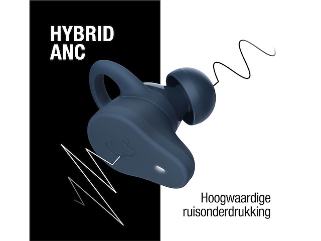 Fresh 'n rebel twins rush sport oordopjes steel blue - afbeelding 2 van  5