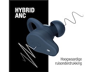 Fresh 'n rebel twins rush sport oordopjes steel blue - afbeelding 2 van  5