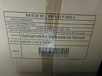 Fresh&co oplegmatras 140x200 (15x) - afbeelding 3 van  3