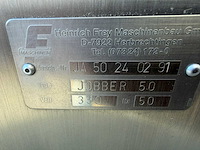 Frey - jober 50 - vacuümvulmachine - afbeelding 2 van  6