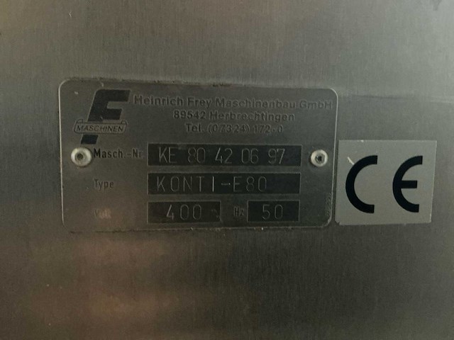 Frey konti e80 vacuum vulmachine - afbeelding 9 van  12