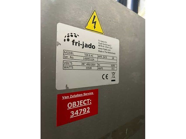Fri-jado tdr 8 ac - professionele rotisserie / kippenoven (3x) - afbeelding 3 van  4