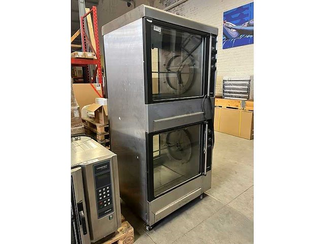 Fri-jado tg550-m - professionele dubbele rotisserie / kippenoven - afbeelding 1 van  3
