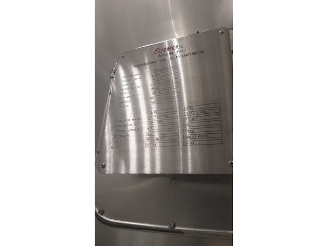 Friamco - verticale kristallisatietank met mantel en roeraar - 2019 - afbeelding 4 van  5