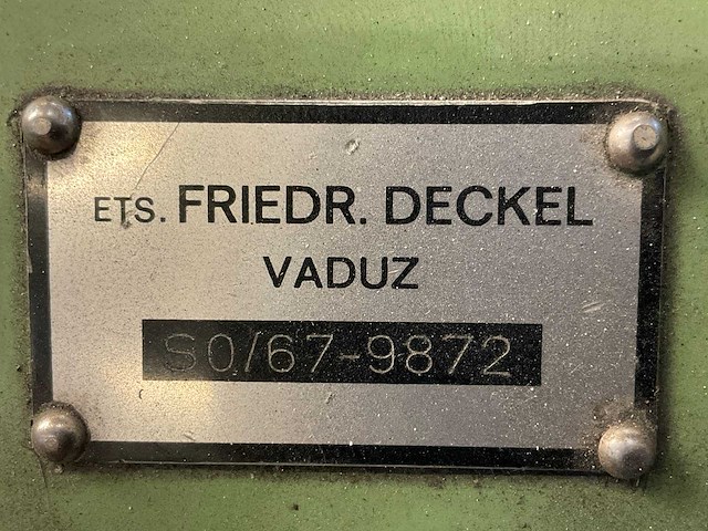 Friedrich deckel gereedschap slijpmachine - afbeelding 1 van  5