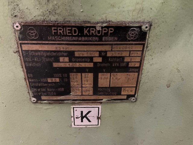 Friedrich krupp vdeo642 lasapparaat - afbeelding 4 van  4