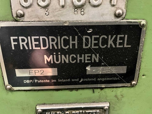 Friendrich deckel fp2 gereedschapsfreesmachine - afbeelding 11 van  19