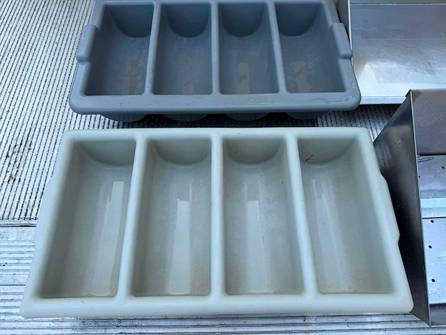 Friet en bestek bakken - 2x - servies, glaswerk en bestek - afbeelding 3 van  3